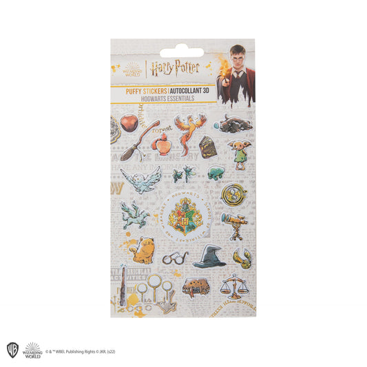 3D Hogwarts Essentials Aufkleber
