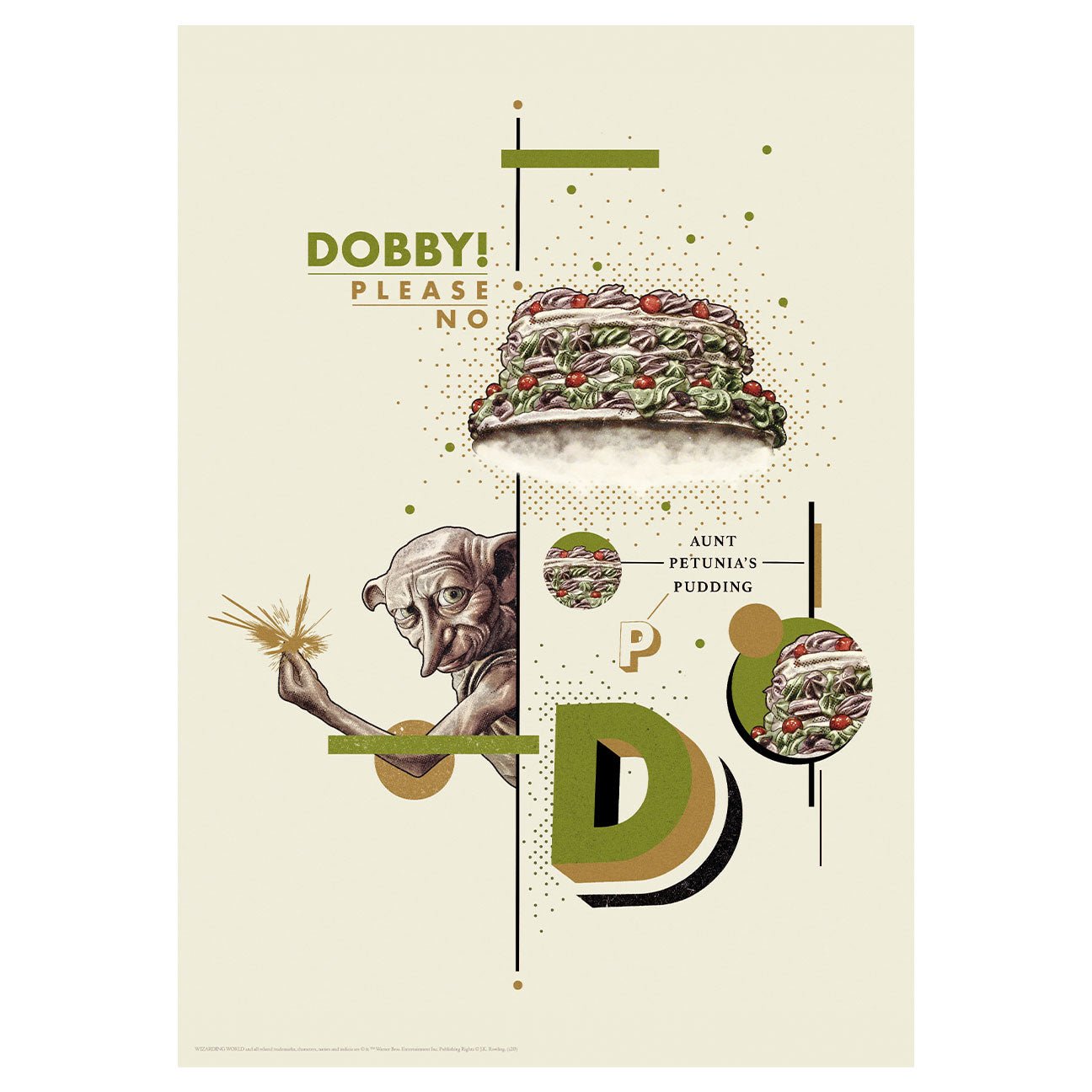 Affiche collector Harry Potter - Dobby