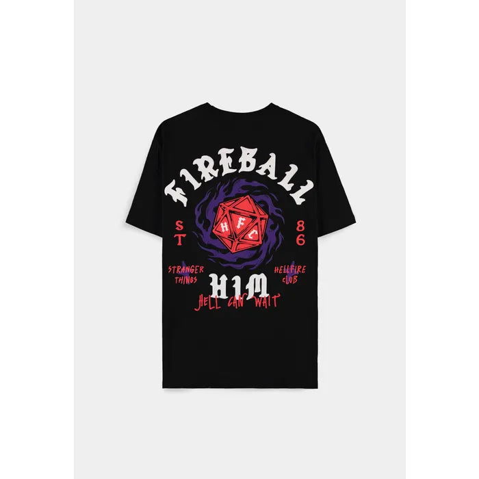 T-Shirt Stranger Things - Fireball Him! – vue 4