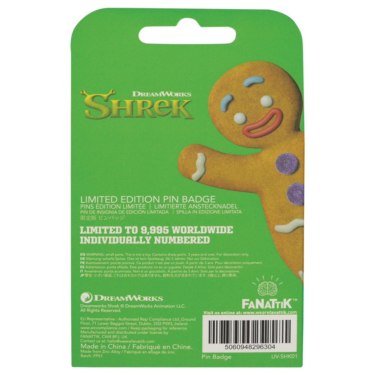 Pin's Shrek - ‘Beware Ogre’