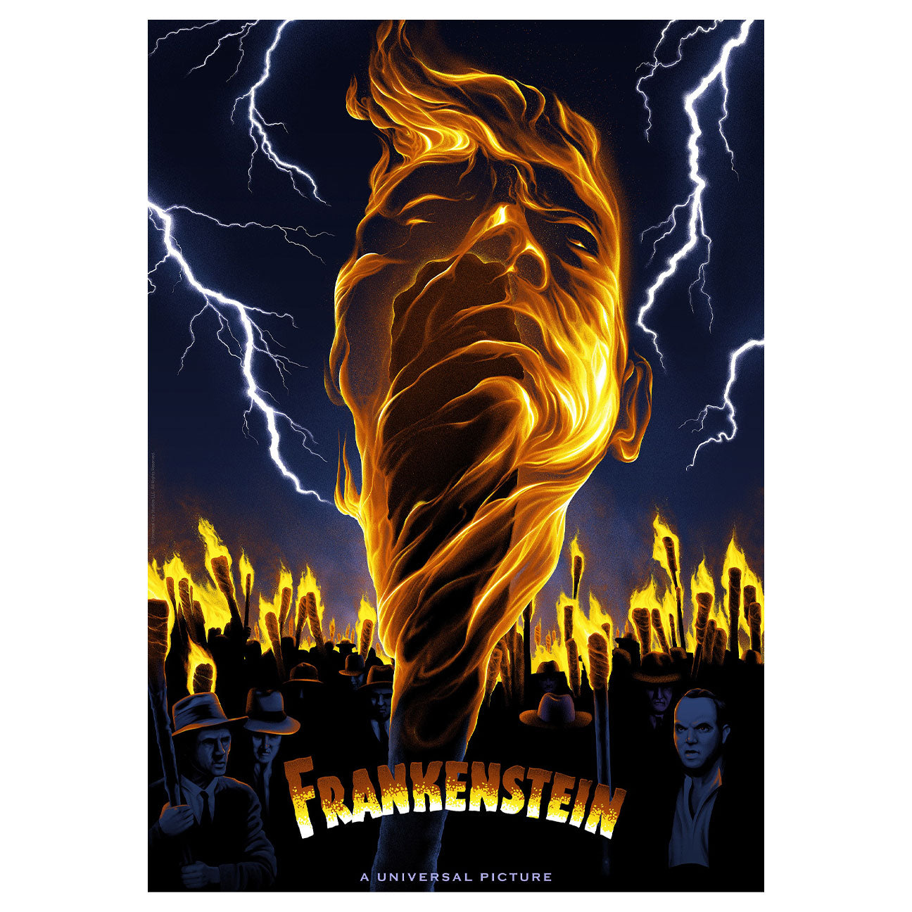 Affiche collector Universal Monsters - Frankenstein