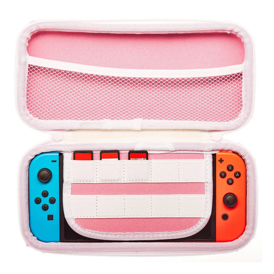 Étui Nintendo Switch - Licorne Fluffy Rose