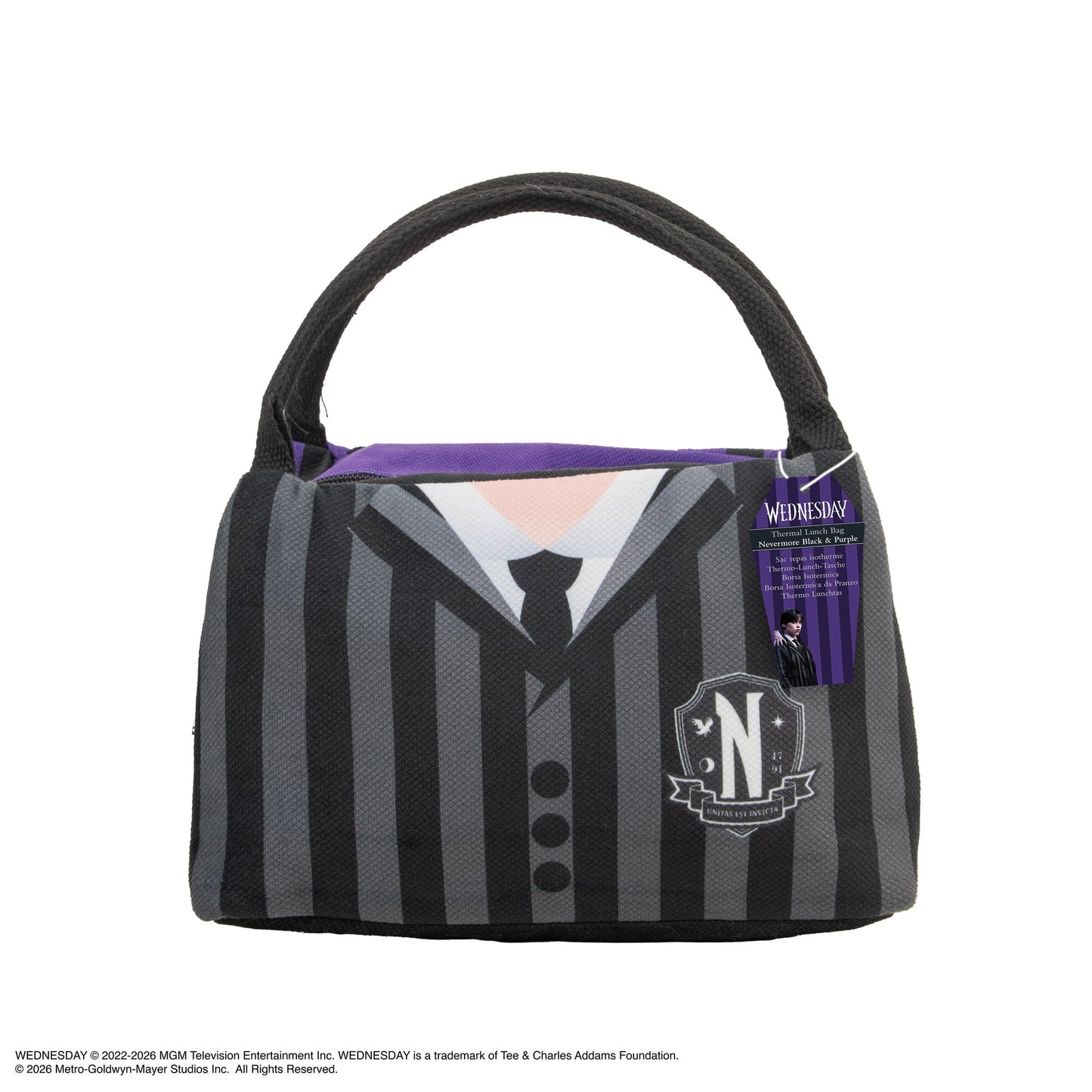 Sac Repas Nevermore Noir & Violet