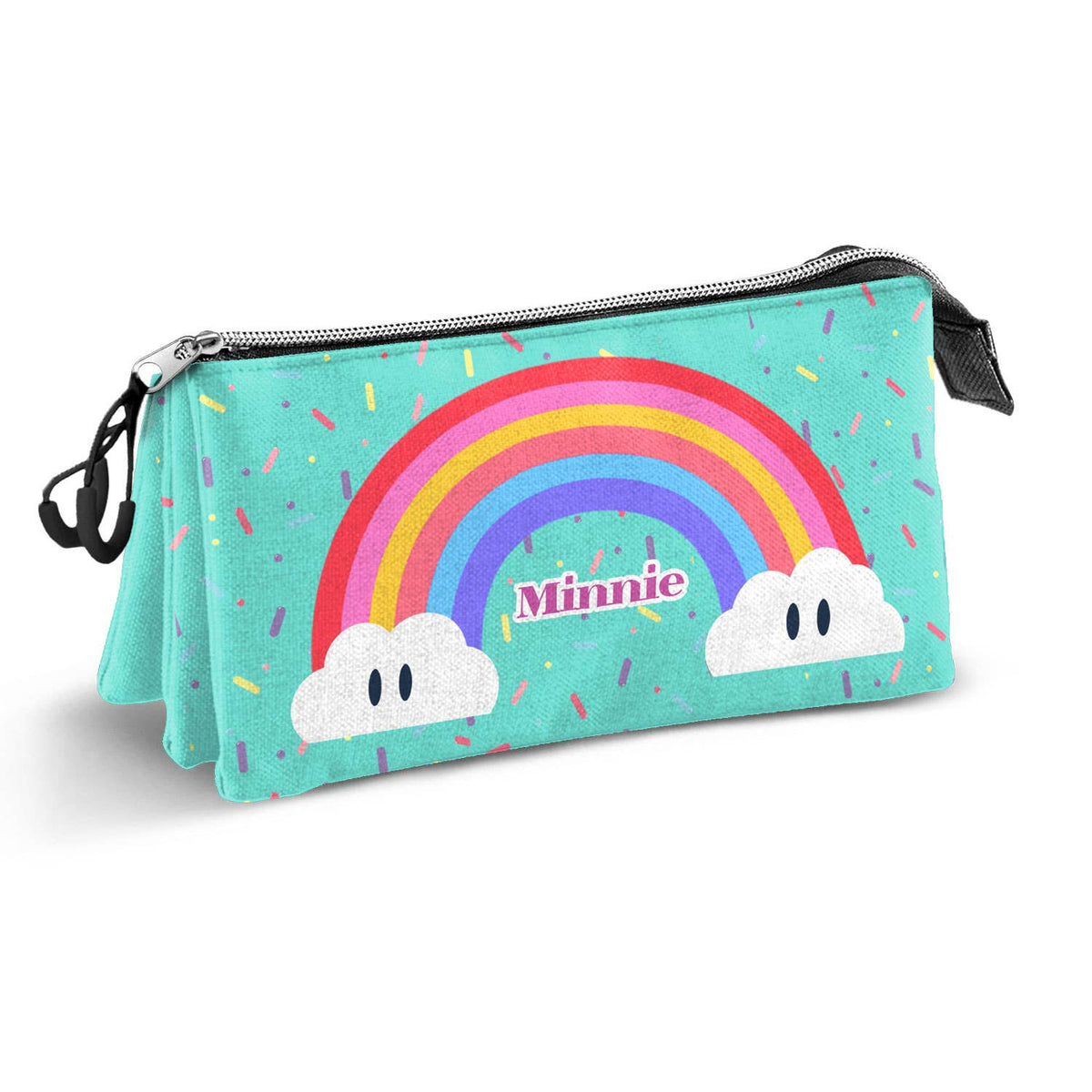 Dreifach-Federmäppchen Disney Minnie Maus „Rainbow“