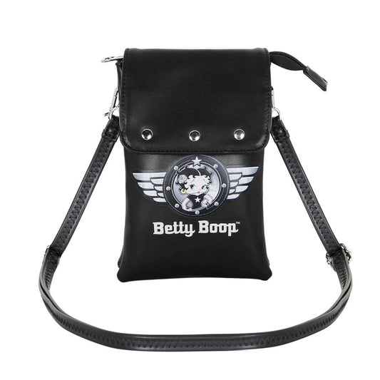 Betty Boop Motor Love - Cell Phone Bag, Black