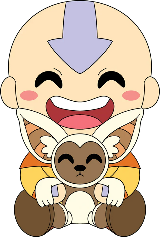 aang and momo sit plush youtooz