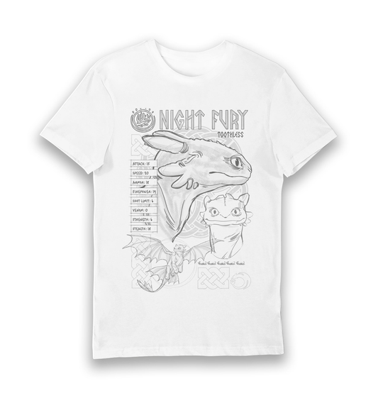 Adult How to Train Your Dragon Toothless Night Fury T-Shirt