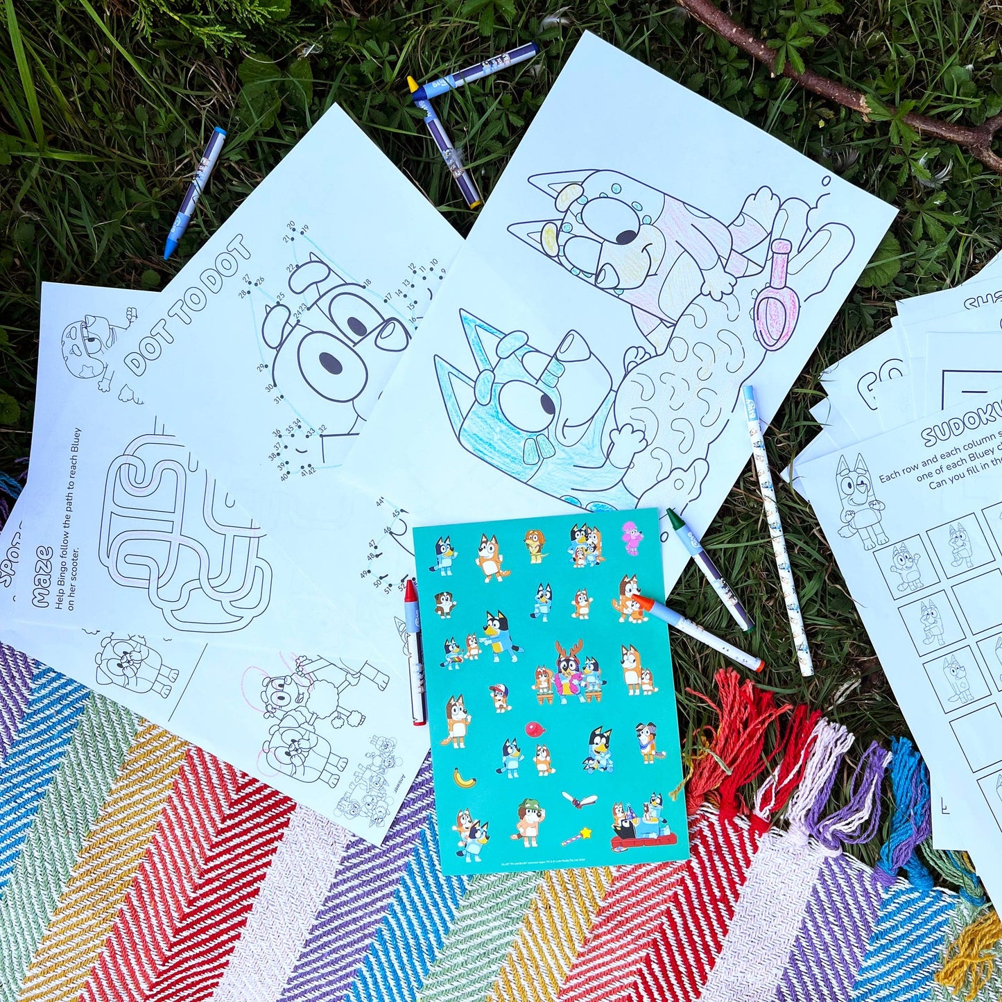 d'activités – Bluey Poster | Blueprint Collections – vue 7