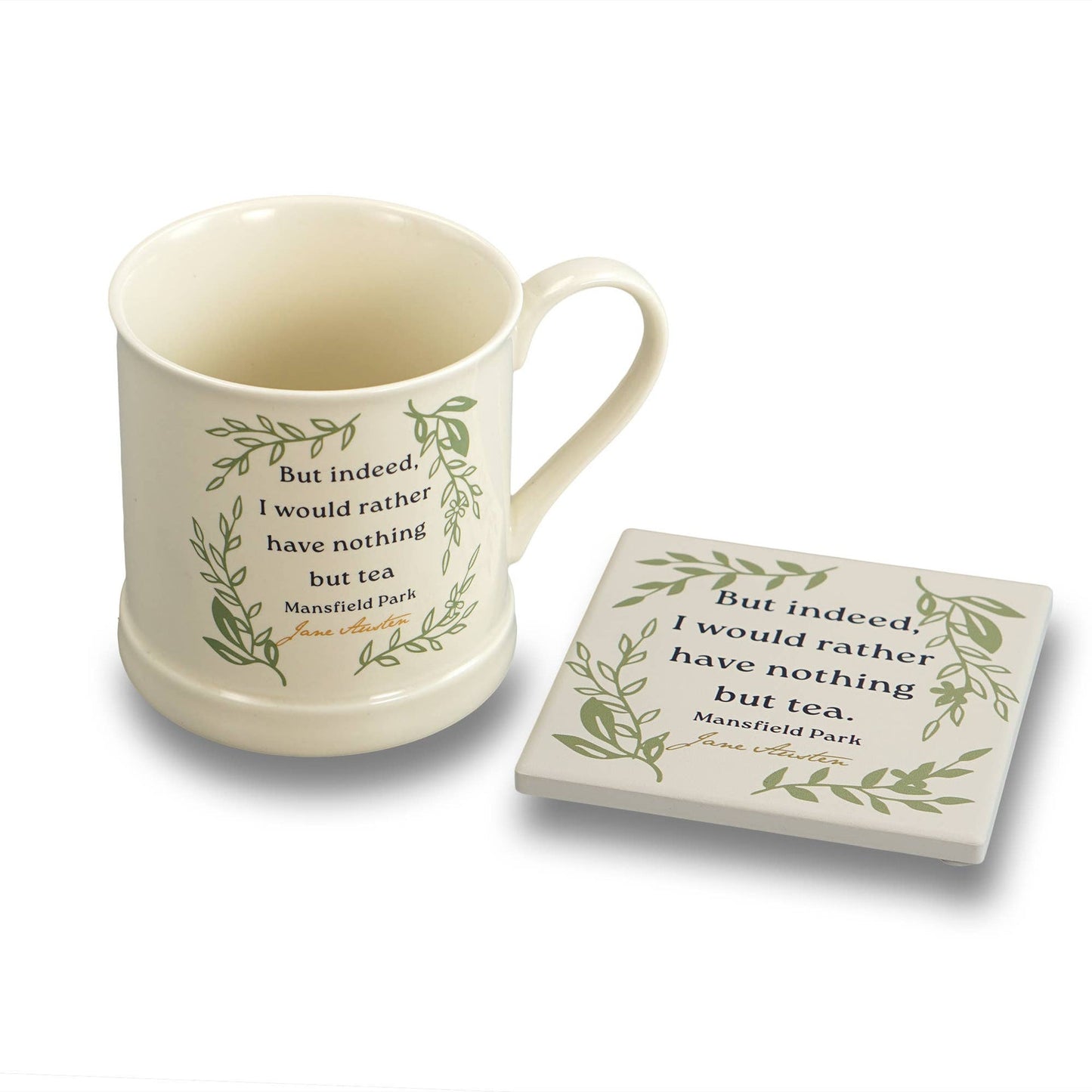 Sous-verre en céramique Jane Austen - Mansfield Park