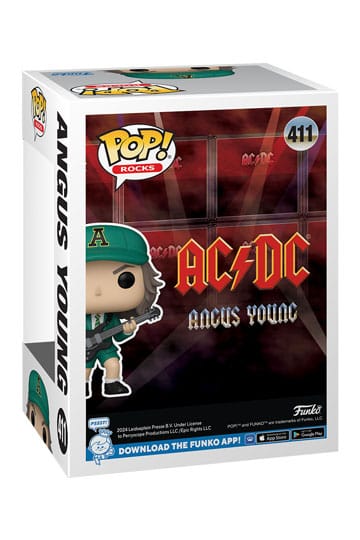 Pop! Angus Young im grünen Outfit