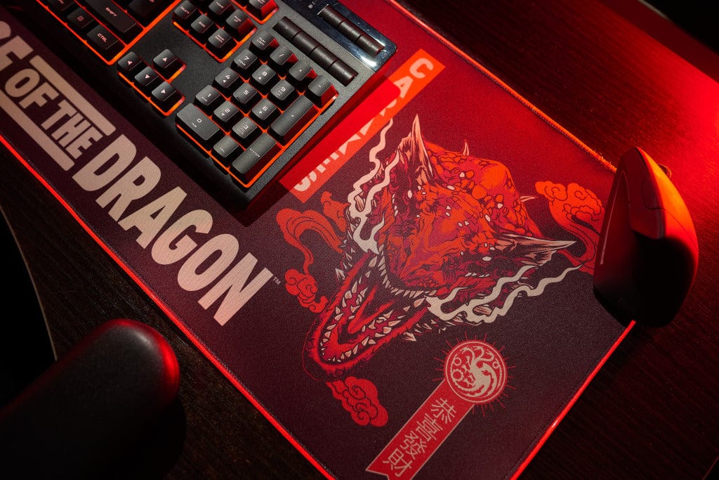 House of Dragons – Übergroße Gaming-Matte & mobiles Ladegerät