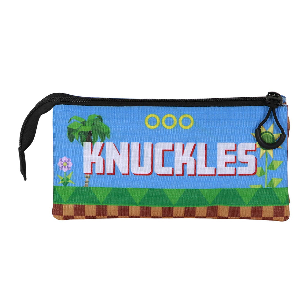 Dreifaches Federmäppchen Sonic the Hedgehog „Knuckles Run“