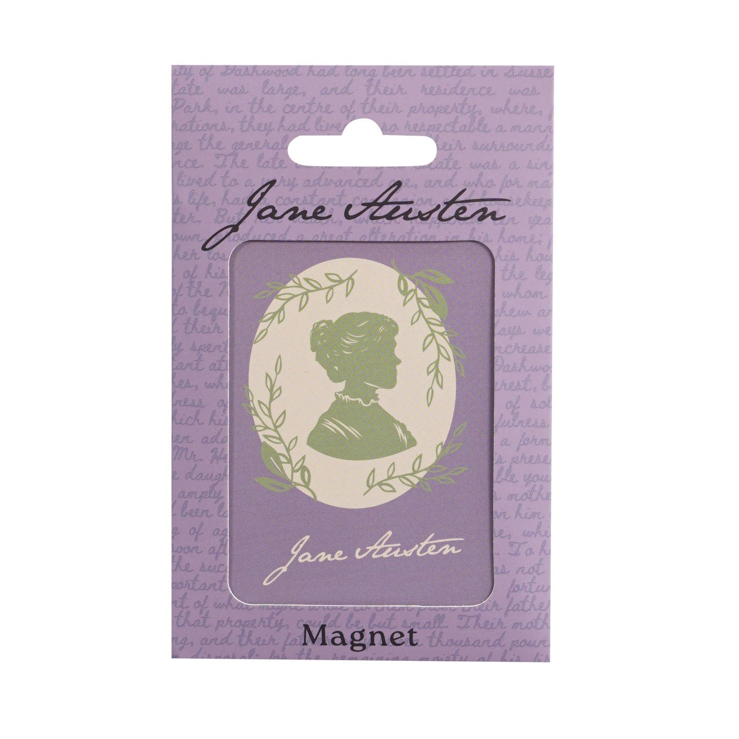 Aimant Jane Austen - Métal Silhouette