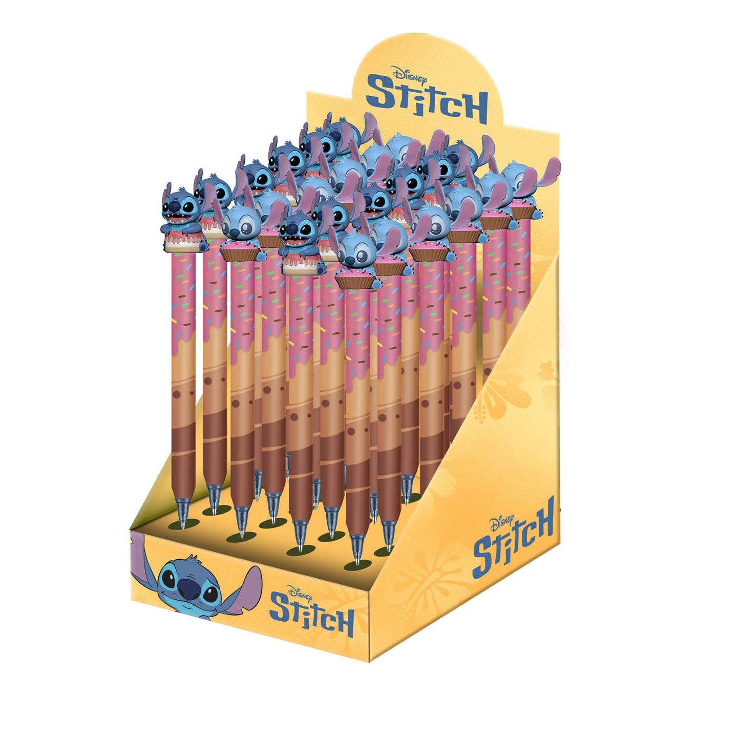 Disney Stitch Display Box with 24 Erasable Gel Pens