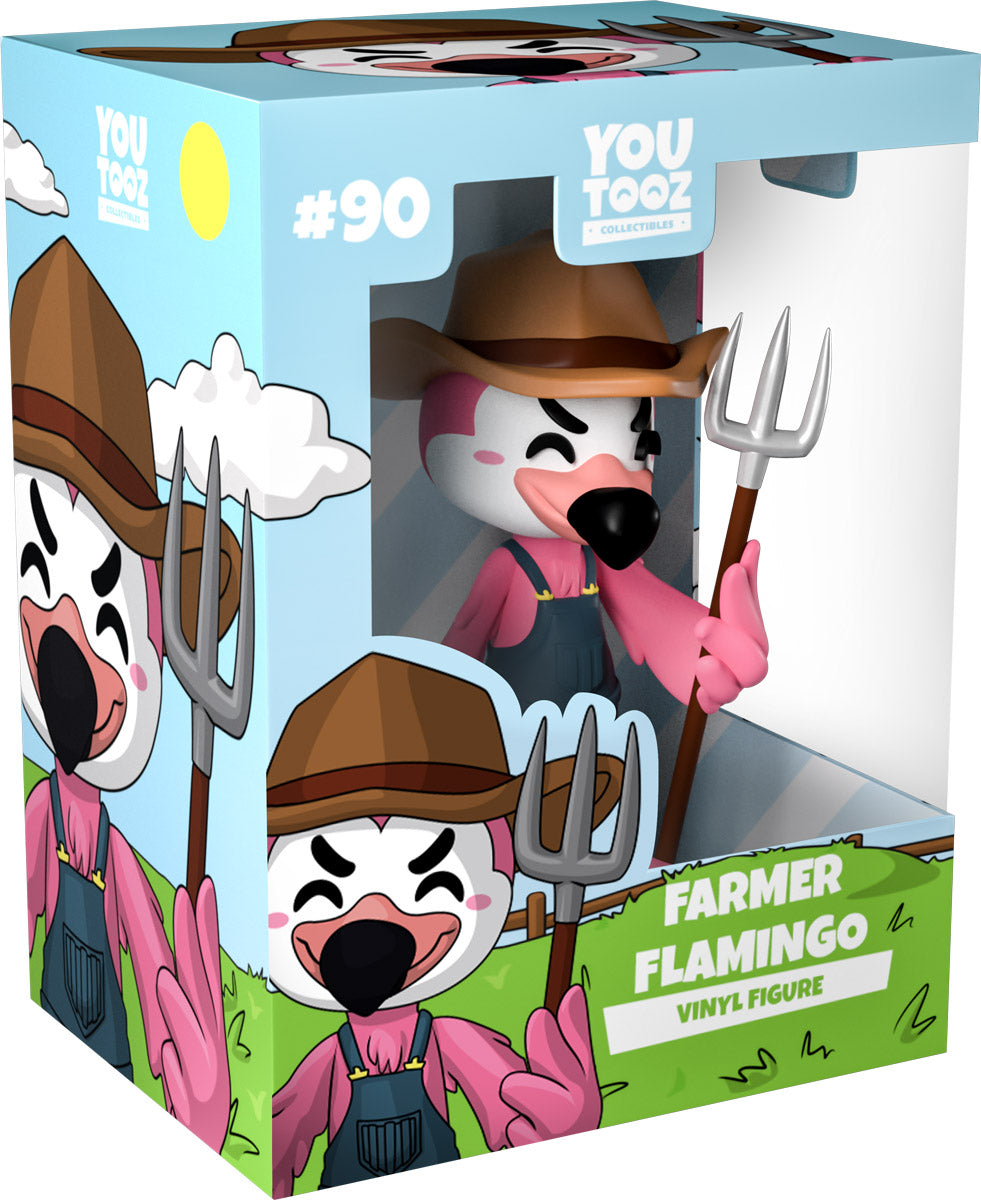 Figurine Farmer Flamingo