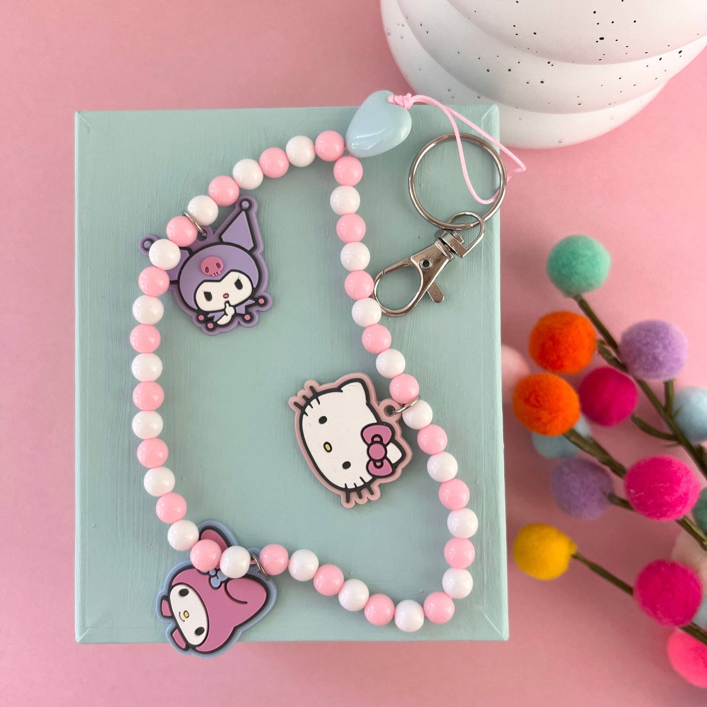 Porte-clés – Hello Kitty avec breloques | Blueprint Collections – vue 5