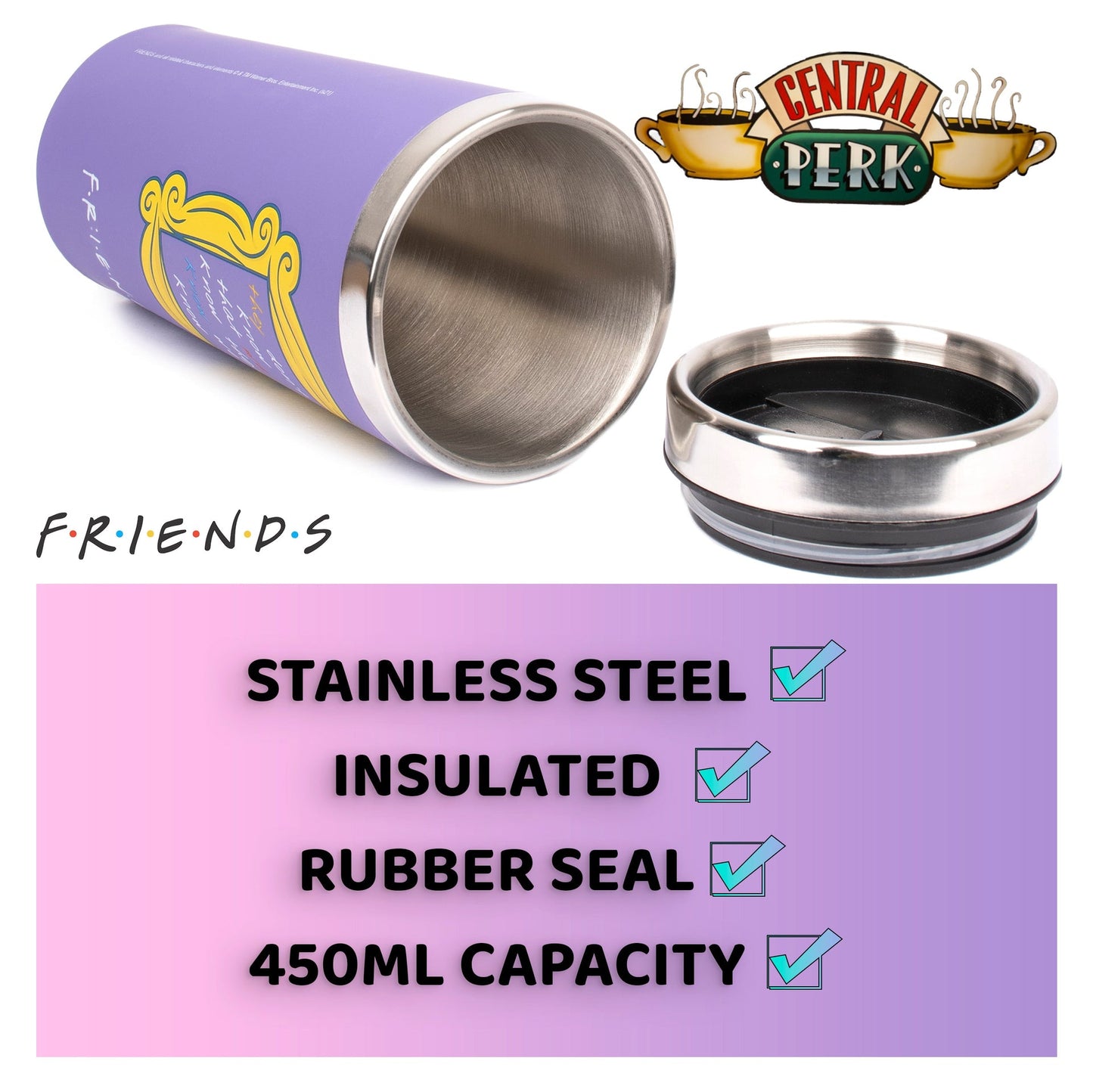 Mug – Friends Travel – violet