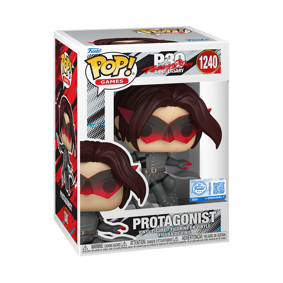 Pop! Protagonist Persona 5 The Phantom X - packaging officiel