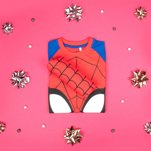 Schlafanzug – Set – Spiderman rot