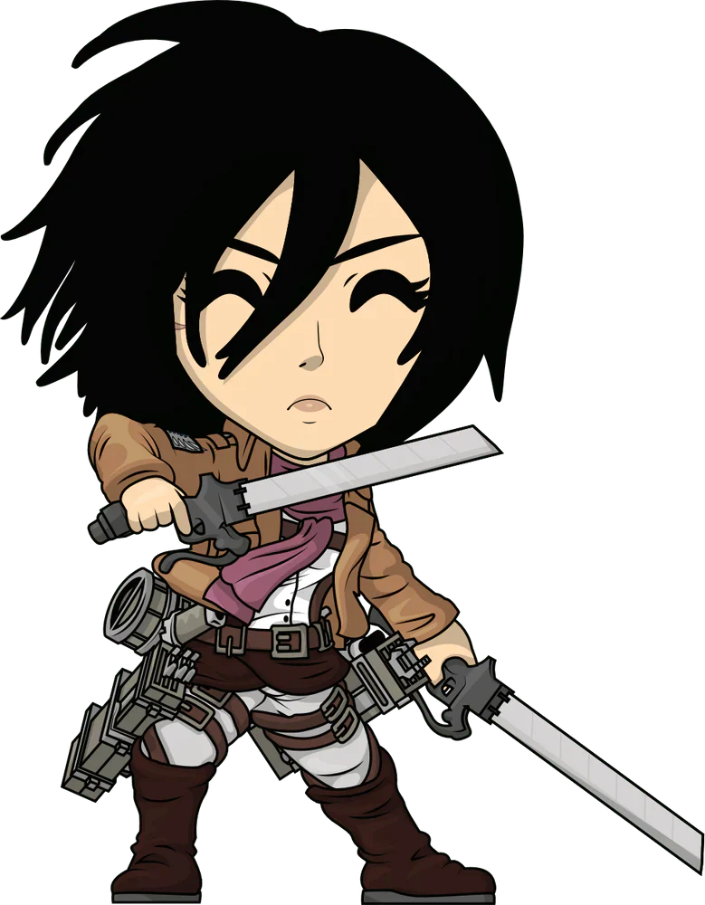 attack on titan vinyl figurine mikasa youtooz