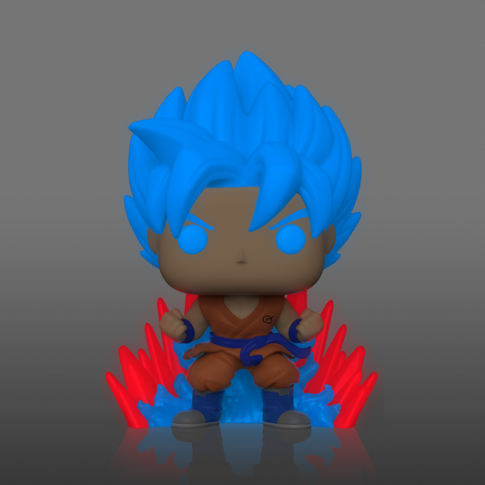Pop! Super Saiyan Goku (Kaio-Ken Times Twenty) (GLOW) - VORBESTELLUNG*