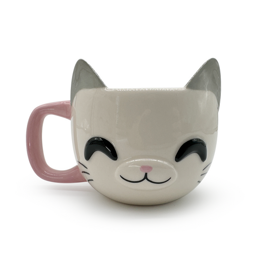 Weiße Katze Tasse