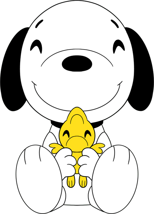 Peluche Snoopy et Woodstock Peanuts Youtooz