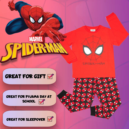Schlafanzug – Spider-Man – rot