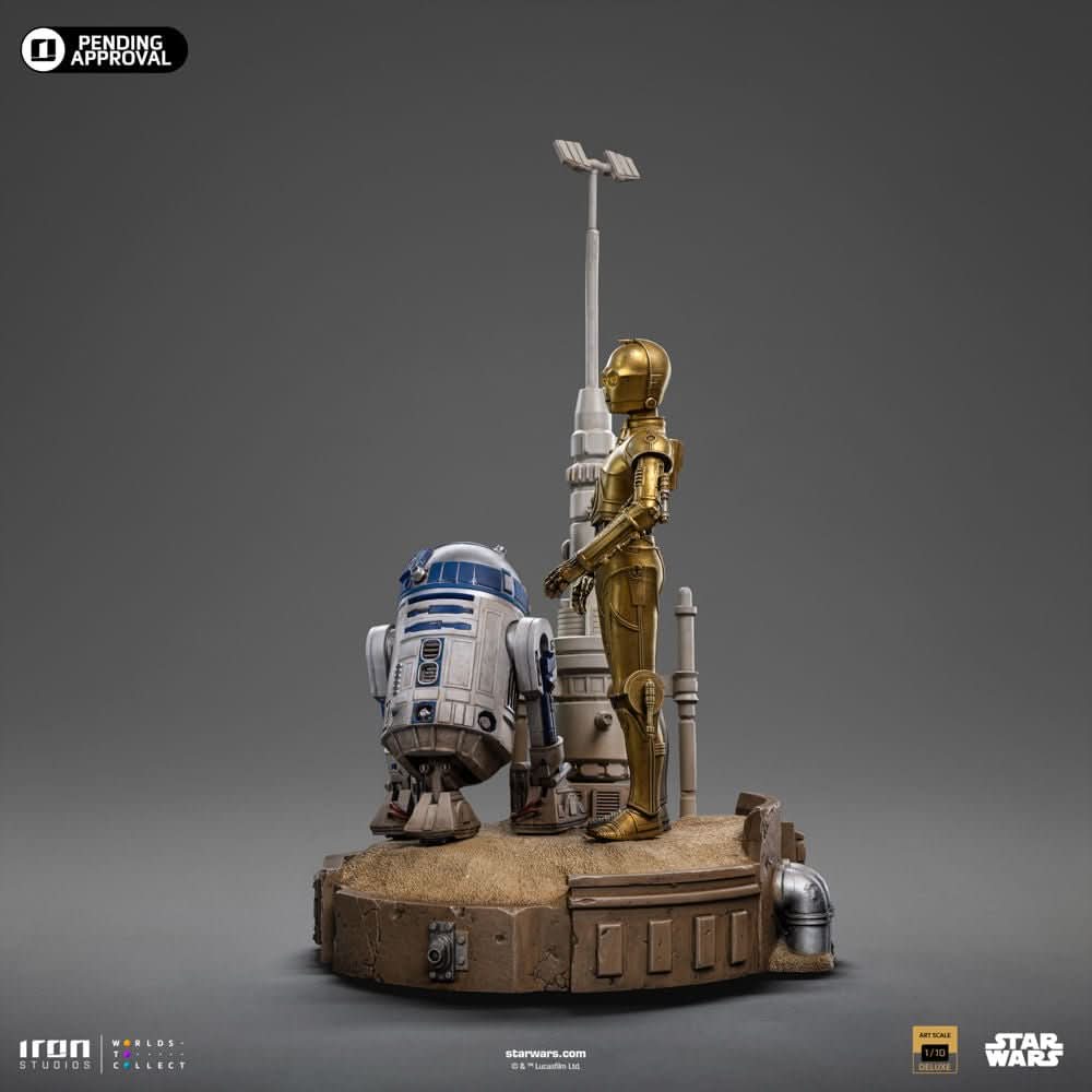 C-3PO and R2-D2 Statue - Star Wars - Art Scale 1/10