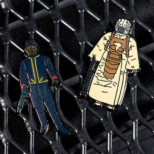 Pin-Set Star Wars 1.24 – Bespin Security Guard (Variante) und Zuckuss