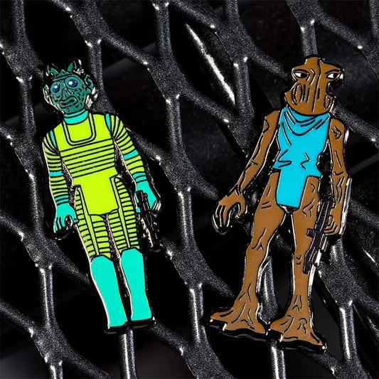 Pin's Star Wars Greedo & Momaw Nadon Set 1.7 – Pin Kings Numskull