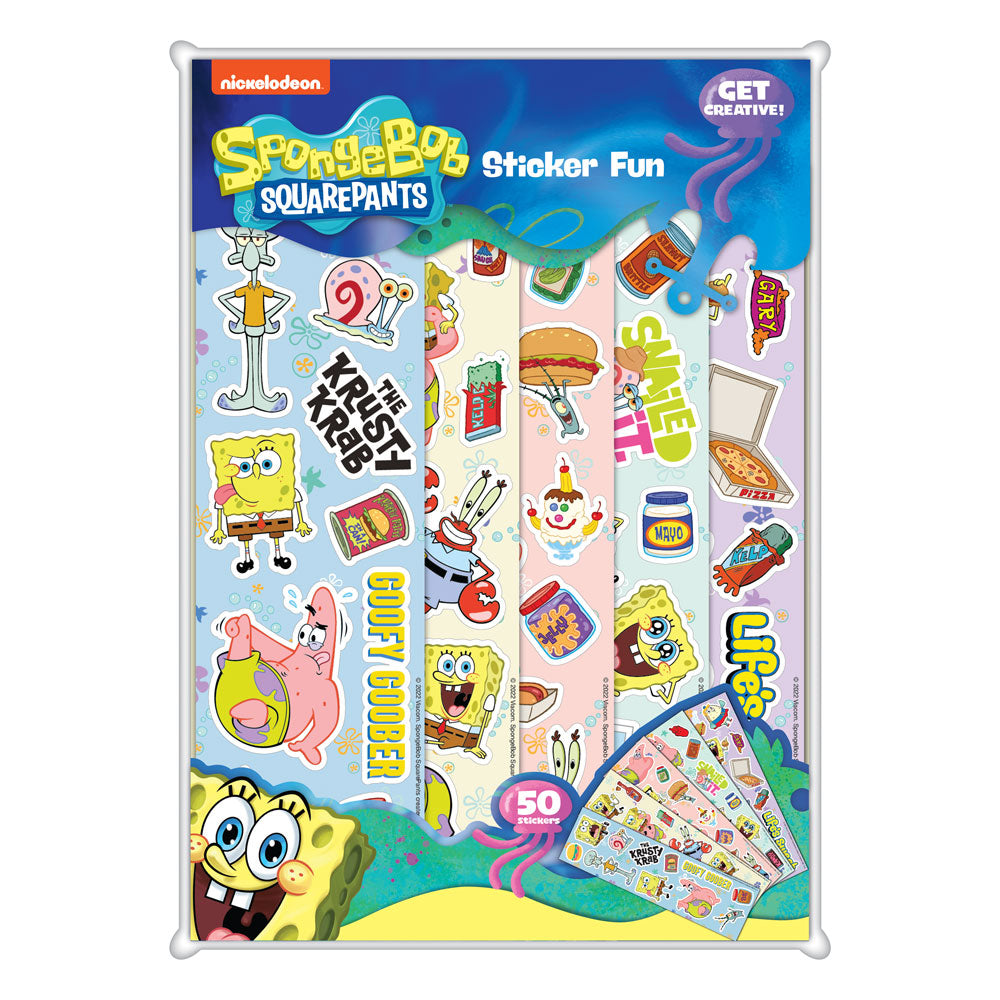 Sponge Bob Aufkleber-Set – Spaß