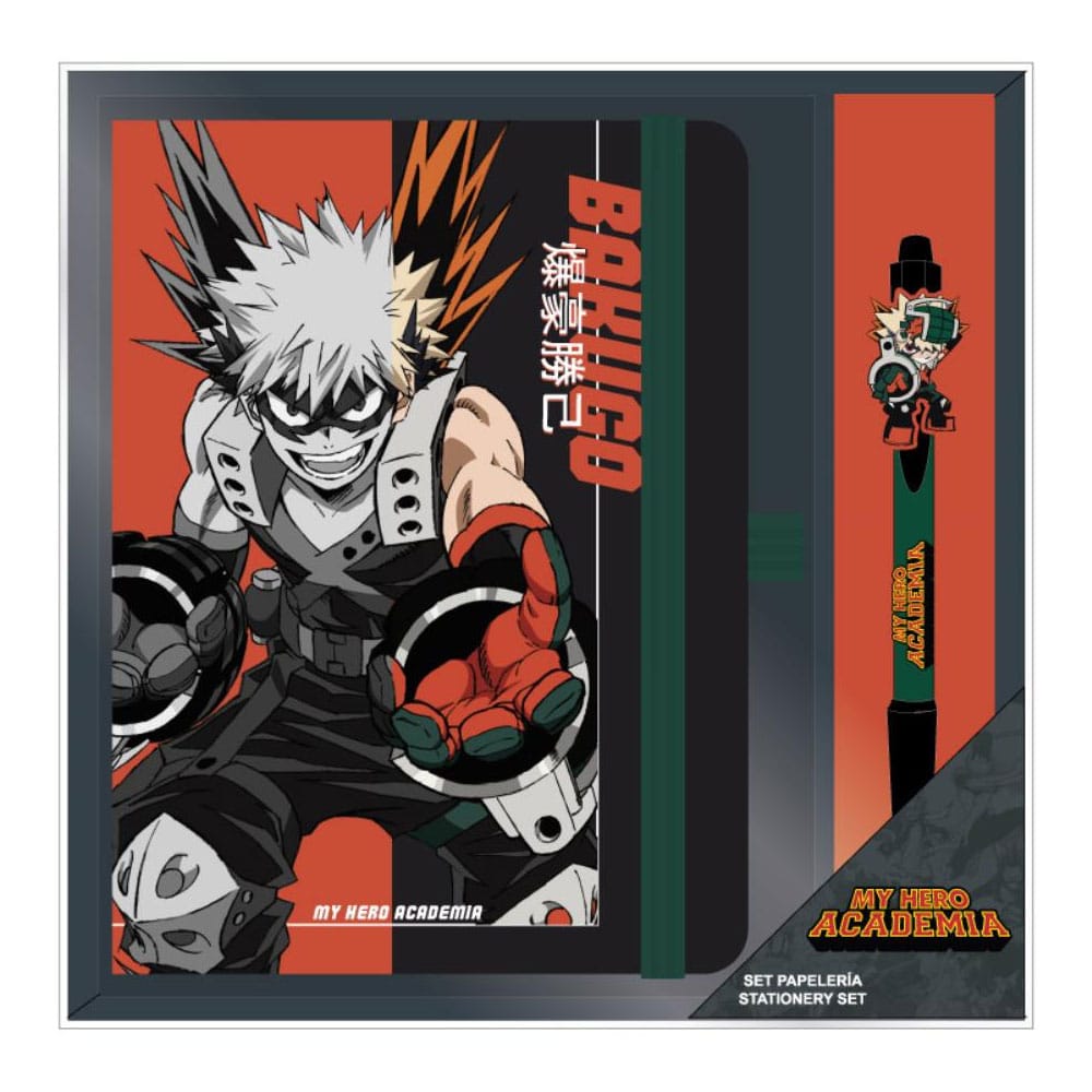 Set Papeterie My Hero Academia - Bakugo – vue principale