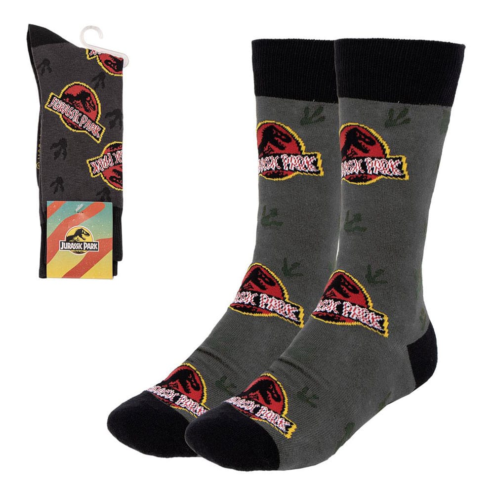 Chaussettes Jurassic Park - Logo – vue produit 1