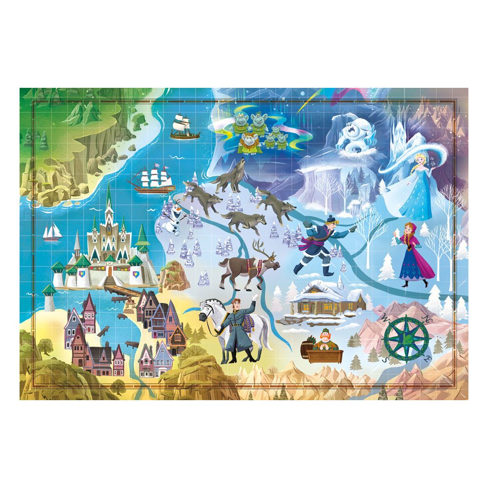 Disney Story Maps Puzzle – Die Eiskönigin