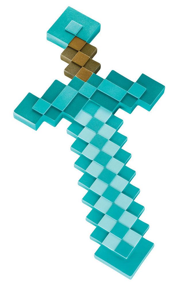 Minecraft Diamantschwert Kunststoff-Replik 51cm