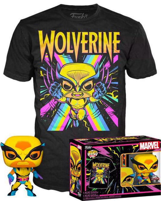 wolverine blacklight pop tee