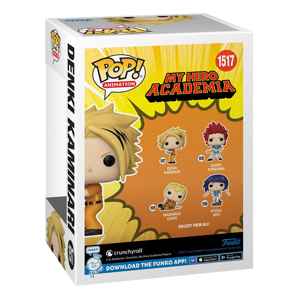Funko Pop! Denki Kaminari (Hero League Baseball) – My Hero Academia