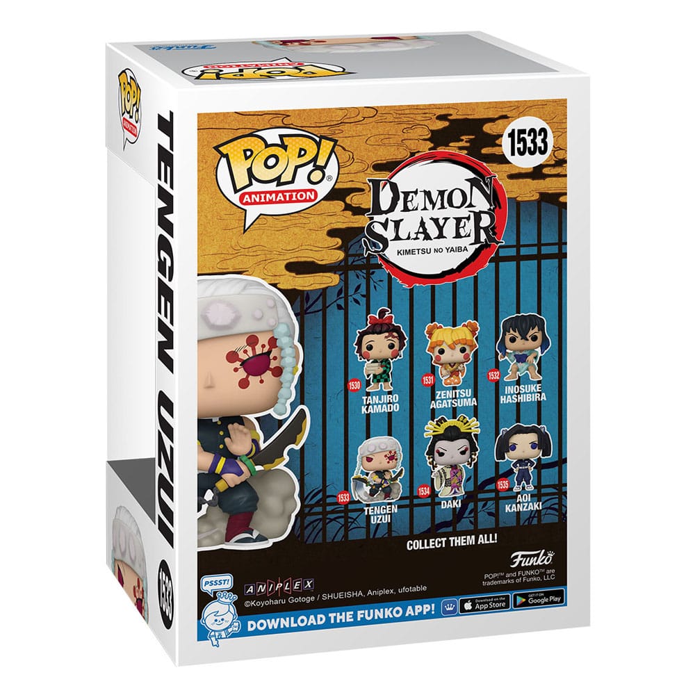 Funko Tengen Uzui avec Nichirin Cleavers