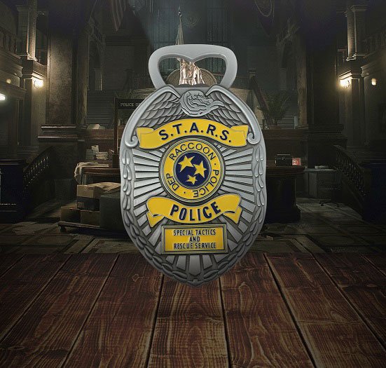 Décapsuleur Resident Evil - Badge Police S.T.A.R.S.