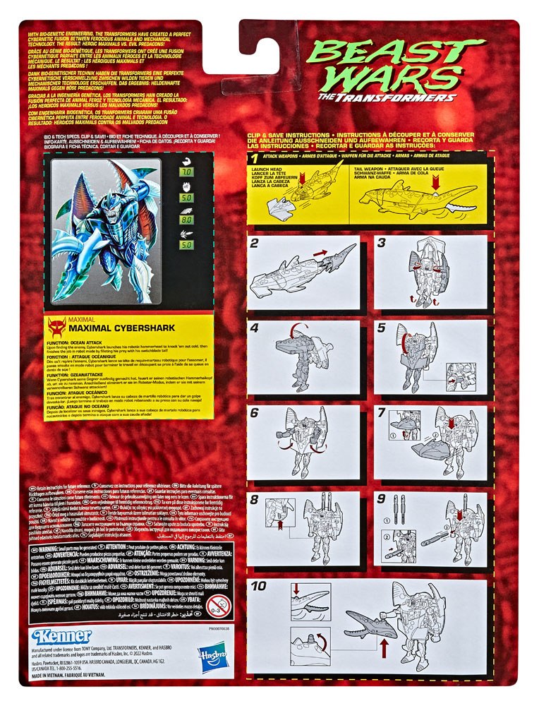 Transformers Kenner Deluxe Maximal Cybershark – vue produit 12