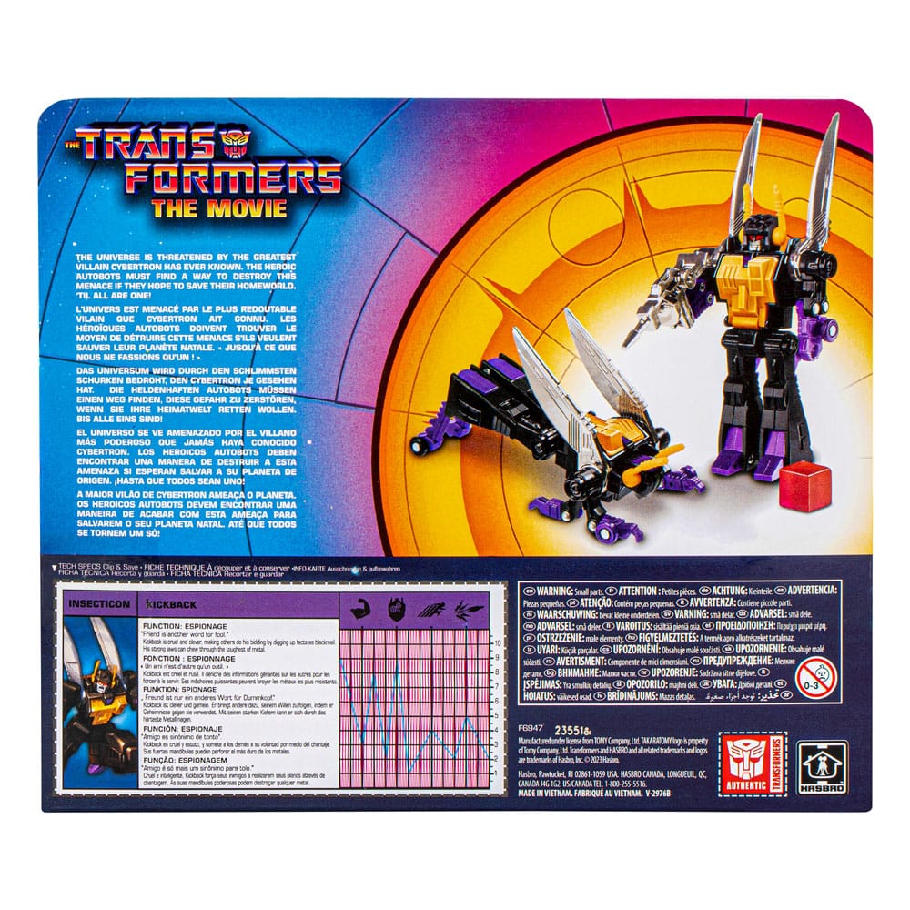Transformers Retro G1 Insecticon Spionage Kickback