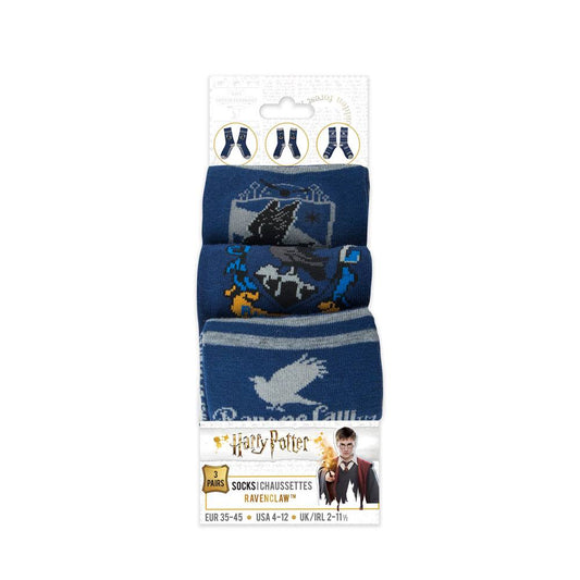 Harry Potter 3-Pack Socks - Ravenclaw