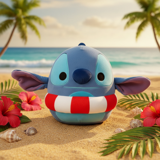 Peluche Squishmallows Stitch avec bouée – vue produit 2