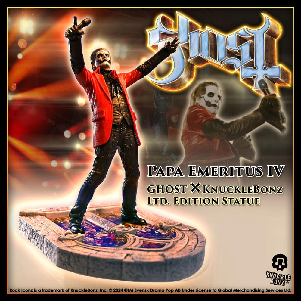 Papa Emeritus IV Figurine - Rock Iconz - PRE-ORDER*