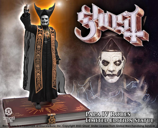 Papa Emeritus IV Statuette (Schwarze Roben) - Rock Iconz