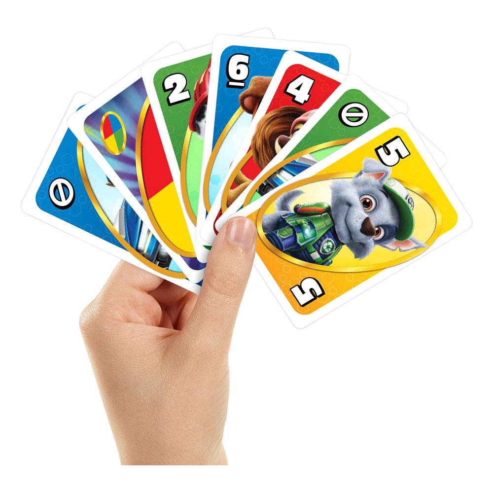 jeu de cartes uno junior la patpatrouille mattel