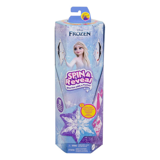 Poupée Spin & Reveal Elsa La Reine des Neiges 29 cm – Mattel