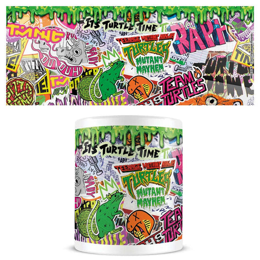 Mutant Mayhem Ninja Turtles Mug - Graffiti