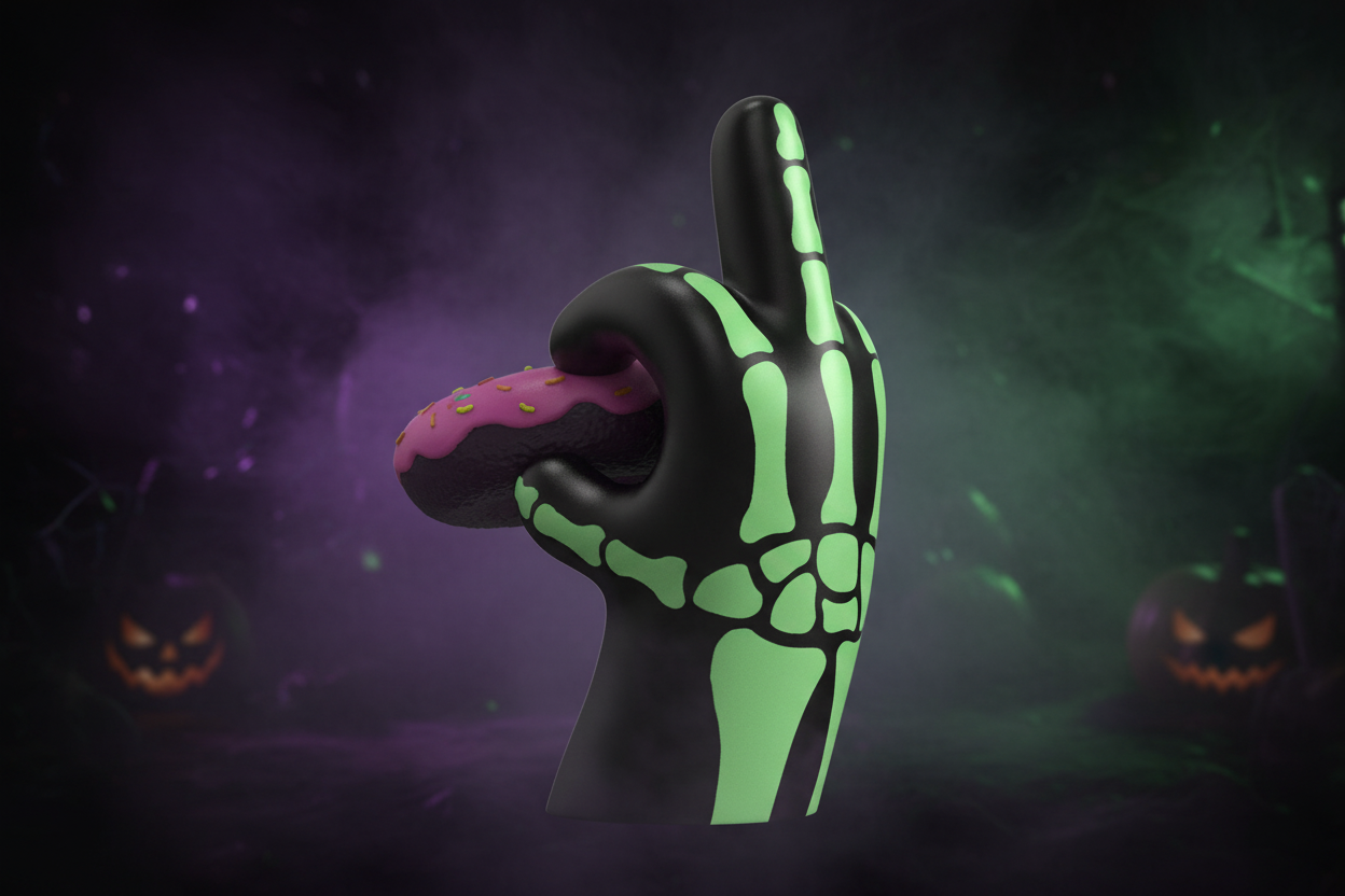 I Donut Care - Spooky - Glow In The Dark – vue produit 7